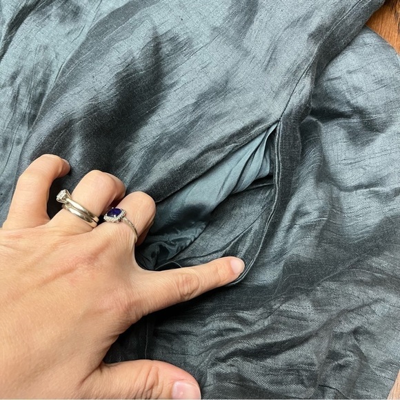 J Crew Rumpled linen Meron Shift Dress - Picture 7 of 9